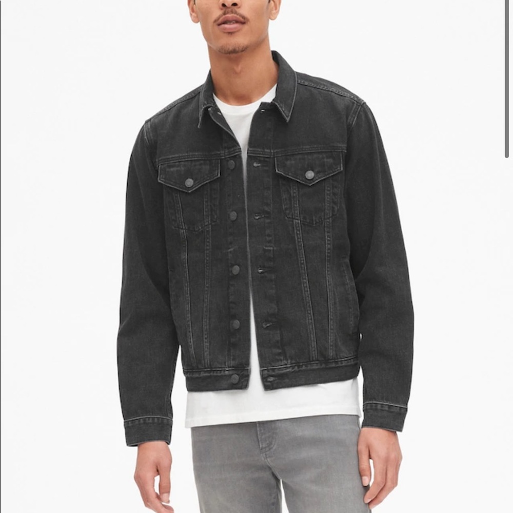 Gap Faded Black Men’s Jean Jacket